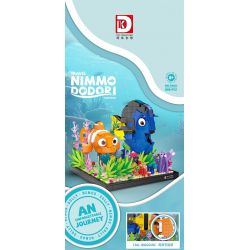 DK 7002 non  THẾ GIỚI DƯỚI NƯỚC NEMOMO VÀ DOLLY bộ đồ chơi xếp lắp ráp ghép mô hình Movie & Game TRAVEL NIMMO DODORI Phim Và Trò Chơi 886 khối