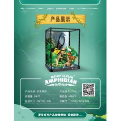 DK 7019 non  RỪNG NHIỆT ĐỚI bộ đồ chơi xếp lắp ráp ghép mô hình Movie & Game RAINY SEASON AMPHIBIAN RAINFOREST ADVENTIRE Phim Và Trò Chơi 889 khối