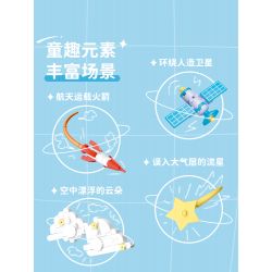 WEKKI 506501 non  KHỐI CẦU bộ đồ chơi xếp lắp ráp ghép mô hình Creator GLOBE Sáng Tạo