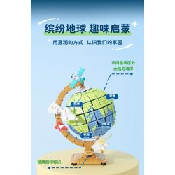 WEKKI 506501 non  KHỐI CẦU bộ đồ chơi xếp lắp ráp ghép mô hình Creator GLOBE Sáng Tạo