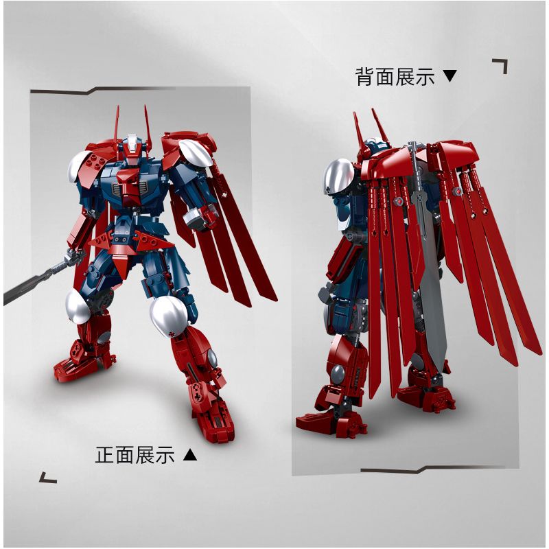 SLUBAN M38-B1053 B1053 1053 M38B1053 38-B1053 non  WARCASTER SIÊU NHÂN KRYPTONIAN bộ đồ chơi xếp lắp ráp ghép mô hình ROBOT 538 khối