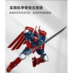 SLUBAN M38-B1053 B1053 1053 M38B1053 38-B1053 non  WARCASTER SIÊU NHÂN KRYPTONIAN bộ đồ chơi xếp lắp ráp ghép mô hình ROBOT 538 khối