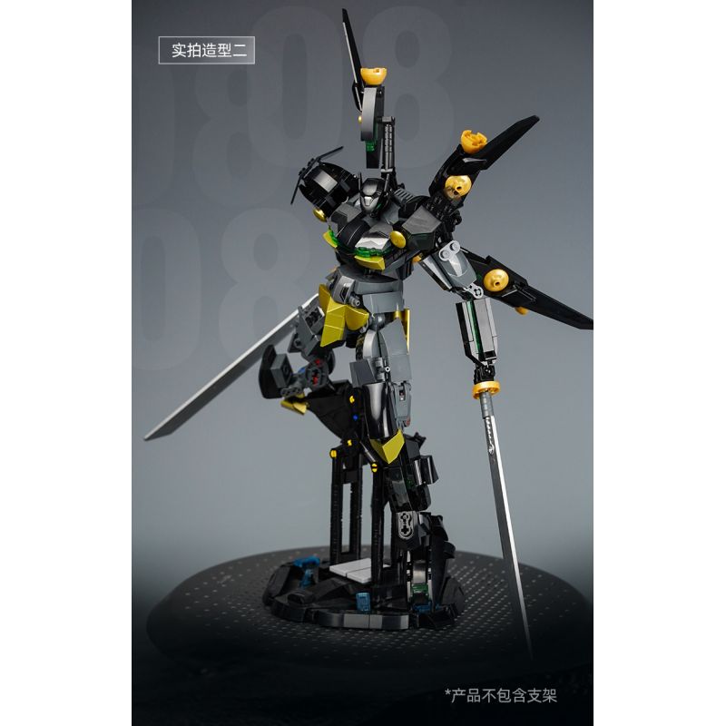 SLUBAN M38-B1052 B1052 1052 M38B1052 38-B1052 non  WARCASTER DƠI ĐEN bộ đồ chơi xếp lắp ráp ghép mô hình ROBOT 534 khối