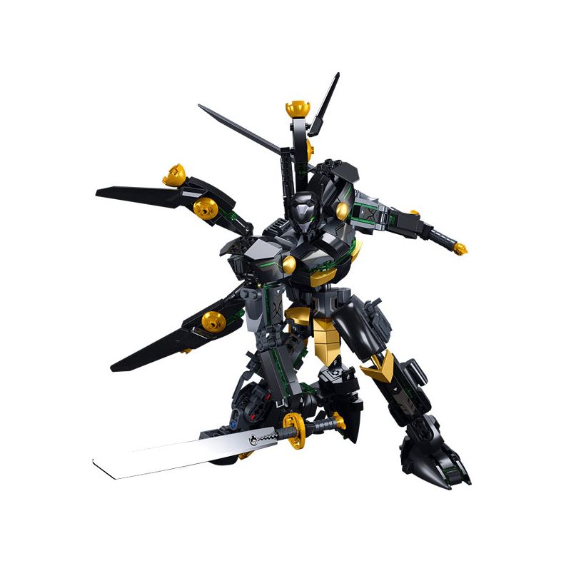 SLUBAN M38-B1052 B1052 1052 M38B1052 38-B1052 non  WARCASTER DƠI ĐEN bộ đồ chơi xếp lắp ráp ghép mô hình ROBOT 534 khối