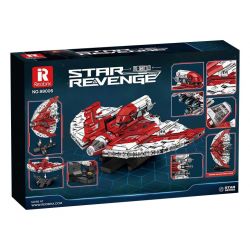 REOBRIX 99006 non  TÀU CON THOI KHỔNG LỒ T6 bộ đồ chơi xếp lắp ráp ghép mô hình Star Wars T6 SHUTTLE Chiến Tranh Giữa Các Vì Sao 5749 khối