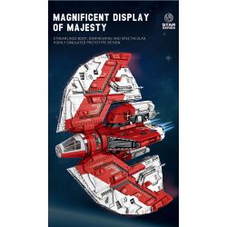 REOBRIX 99006 non  TÀU CON THOI KHỔNG LỒ T6 bộ đồ chơi xếp lắp ráp ghép mô hình Star Wars T6 SHUTTLE Chiến Tranh Giữa Các Vì Sao 5749 khối