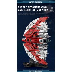 REOBRIX 99006 non  TÀU CON THOI KHỔNG LỒ T6 bộ đồ chơi xếp lắp ráp ghép mô hình Star Wars T6 SHUTTLE Chiến Tranh Giữa Các Vì Sao 5749 khối