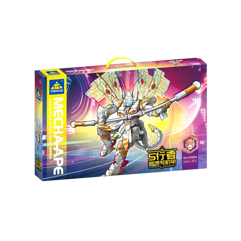 Kazi KY8094 8094 non  S WALKER CYBER ​​​​MECHA bộ đồ chơi xếp lắp ráp ghép mô hình 1059 khối
