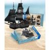 ZHEGAO 653000 non  TÀU CƯỚP BIỂN BLACK MAGICIAN bộ đồ chơi xếp lắp ráp ghép mô hình Pirates Of The Caribbean BLACK SORCERER Cướp Biển Vùng Caribe 1424 khối