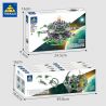 Kazi KY6634 6634 non  VŨ TRỤ 3 8 TỔ HỢP MA SIÊU THỨ NGUYÊN bộ đồ chơi xếp lắp ráp ghép mô hình THIRD UNIVERSE 1097 khối