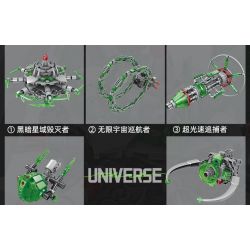 Kazi KY6634 6634 non  VŨ TRỤ 3 8 TỔ HỢP MA SIÊU THỨ NGUYÊN bộ đồ chơi xếp lắp ráp ghép mô hình THIRD UNIVERSE 1097 khối