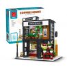 MorkModel 031066 Mork Model 031066 non  CAFE NGÔN NGỮ HOA bộ đồ chơi xếp lắp ráp ghép mô hình Creator COFFEE HOUSE Sáng Tạo 1454 khối