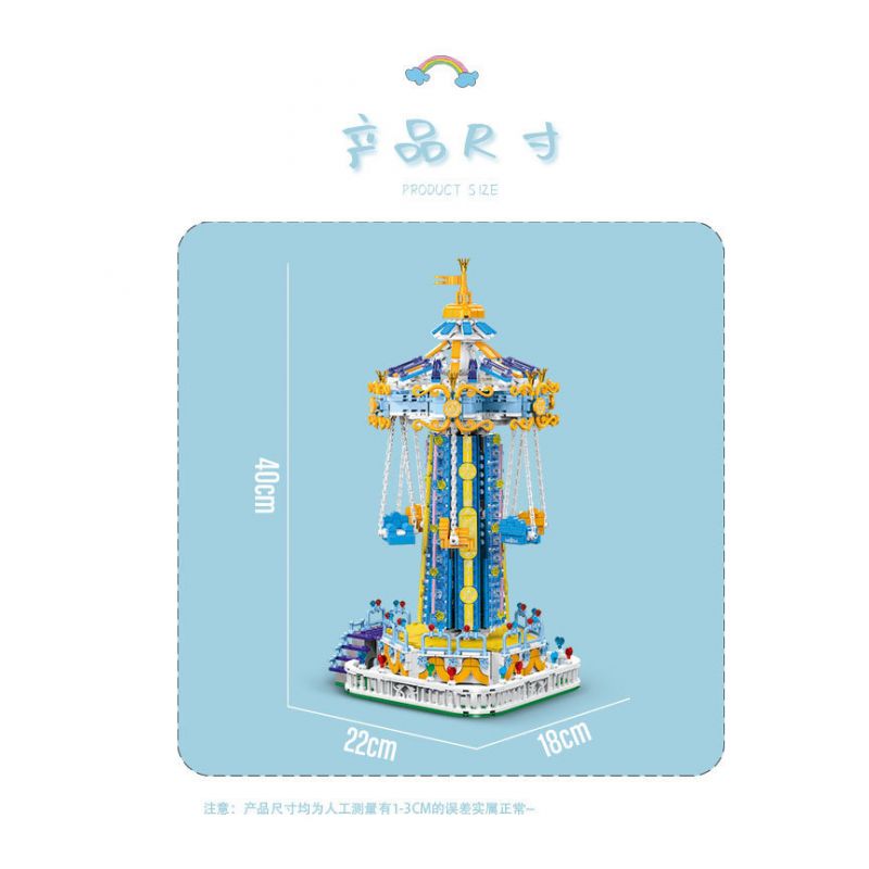 MorkModel 031027 Mork Model 031027 non  SÂN CHƠI CỐI XAY GIÓ XOAY bộ đồ chơi xếp lắp ráp ghép mô hình Creator ROTARY WINDMILL Sáng Tạo 1892 khối MorkModel 031027 Mork Model 031027 non  SÂN CHƠI CỐI XAY GIÓ XOAY bộ đồ chơi xếp lắp ráp ghép mô hình Creator ROTARY WINDMILL Sáng Tạo 1892 khối