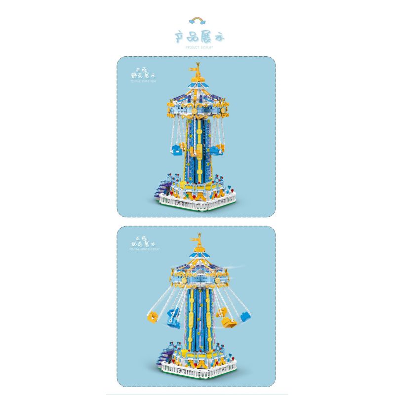 MorkModel 031027 Mork Model 031027 non  SÂN CHƠI CỐI XAY GIÓ XOAY bộ đồ chơi xếp lắp ráp ghép mô hình Creator ROTARY WINDMILL Sáng Tạo 1892 khối MorkModel 031027 Mork Model 031027 non  SÂN CHƠI CỐI XAY GIÓ XOAY bộ đồ chơi xếp lắp ráp ghép mô hình Creator ROTARY WINDMILL Sáng Tạo 1892 khối