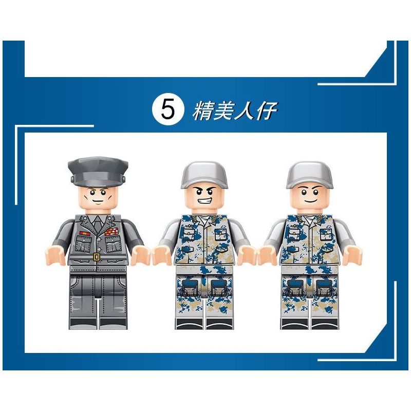 LE YI 81031 non  TÀU SÂN BAY LỚP ESSEX bộ đồ chơi xếp lắp ráp ghép mô hình Military Army AIRCRAFT CARRIER Quân Sự Bộ Đội 816 khối