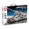 LE YI 81030 non  PHÁO XE LỬA HẠNG NẶNG GUSTAV bộ đồ chơi xếp lắp ráp ghép mô hình Military Army RAILWAY GUN Quân Sự Bộ Đội 853 khối