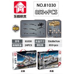 LE YI 81030 non  PHÁO XE LỬA HẠNG NẶNG GUSTAV bộ đồ chơi xếp lắp ráp ghép mô hình Military Army RAILWAY GUN Quân Sự Bộ Đội 853 khối