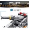 LE YI 81030 non  PHÁO XE LỬA HẠNG NẶNG GUSTAV bộ đồ chơi xếp lắp ráp ghép mô hình Military Army RAILWAY GUN Quân Sự Bộ Đội 853 khối