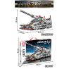 LE YI 81030 non  PHÁO XE LỬA HẠNG NẶNG GUSTAV bộ đồ chơi xếp lắp ráp ghép mô hình Military Army RAILWAY GUN Quân Sự Bộ Đội 853 khối