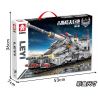 LE YI 81030 non  PHÁO XE LỬA HẠNG NẶNG GUSTAV bộ đồ chơi xếp lắp ráp ghép mô hình Military Army RAILWAY GUN Quân Sự Bộ Đội 853 khối