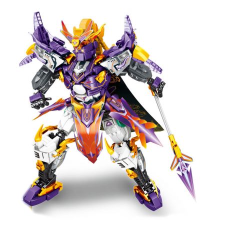 MINGDI LEIBAO K0770 0770 non  GUOFENG MECHA SHENWEI YINHU MA CHAO MENG QI bộ đồ chơi xếp lắp ráp ghép mô hình 542 khối