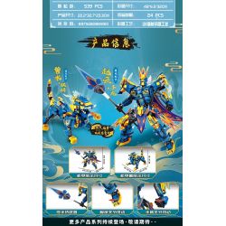 MINGDI LEIBAO K0768 0768 non  CƠ GIÁP QUỐC PHONG KỲ LÂN NƯỚC XANH TRIỆU VÂN TỬ LONG bộ đồ chơi xếp lắp ráp ghép mô hình 539 khối