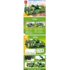 MINGDI LEIBAO K0682 0682 non  VŨ KHÍ QUAN TRỌNG NHẤT CỦA ĐẤT NƯỚC XE TÊN LỬA DONGFENG 17 bộ đồ chơi xếp lắp ráp ghép mô hình Military Army A SHARP WEAPON OF THE COUNTRY Quân Sự Bộ Đội 365 khối