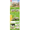 MINGDI LEIBAO K0680 0680 non  VŨ KHÍ QUAN TRỌNG NHẤT CỦA ĐẤT NƯỚC XE TÊN LỬA TẤN CÔNG MẶT HONGQI 2 bộ đồ chơi xếp lắp ráp ghép mô hình Military Army A SHARP WEAPON OF THE COUNTRY Quân Sự Bộ Đội 371 khối