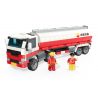 MAGIC VIGOUR C.9039 .9039 non  XE TẢI CHỞ DẦU KHÁCH SẠN PETROCHINA KUNLUN bộ đồ chơi xếp lắp ráp ghép mô hình City TANKER Thành Phố 619 khối