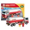 MAGIC VIGOUR C.9039 .9039 non  XE TẢI CHỞ DẦU KHÁCH SẠN PETROCHINA KUNLUN bộ đồ chơi xếp lắp ráp ghép mô hình City TANKER Thành Phố 619 khối