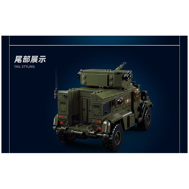 SLUBAN M38-B1179 B1179 1179 M38B1179 38-B1179 non  XE BỌC THÉP TẤN CÔNG TYPHOON VDVS tỷ lệ 1:35 bộ đồ chơi xếp lắp ráp ghép mô hình Military Army Quân Sự Bộ Đội 519 khối