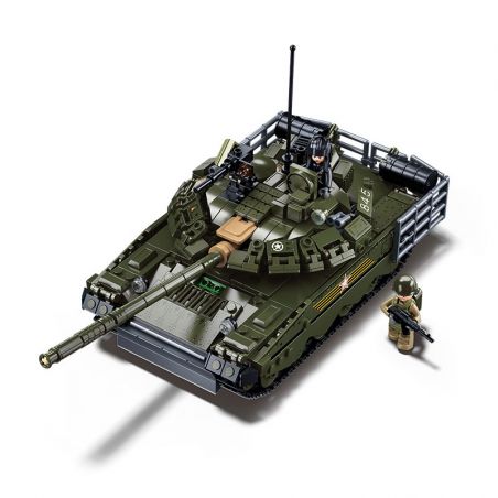 SLUBAN M38-B1178 B1178 1178 M38B1178 38-B1178 non  XE TĂNG CHIẾN ĐẤU CHỦ LỰC T80BVMS tỷ lệ 1:35 bộ đồ chơi xếp lắp ráp ghép mô hình Military Army T-80BVMS MAIN BATTLE TANK Quân Sự Bộ Đội 798 khối