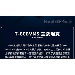 SLUBAN M38-B1178 B1178 1178 M38B1178 38-B1178 non  XE TĂNG CHIẾN ĐẤU CHỦ LỰC T80BVMS tỷ lệ 1:35 bộ đồ chơi xếp lắp ráp ghép mô hình Military Army T-80BVMS MAIN BATTLE TANK Quân Sự Bộ Đội 798 khối