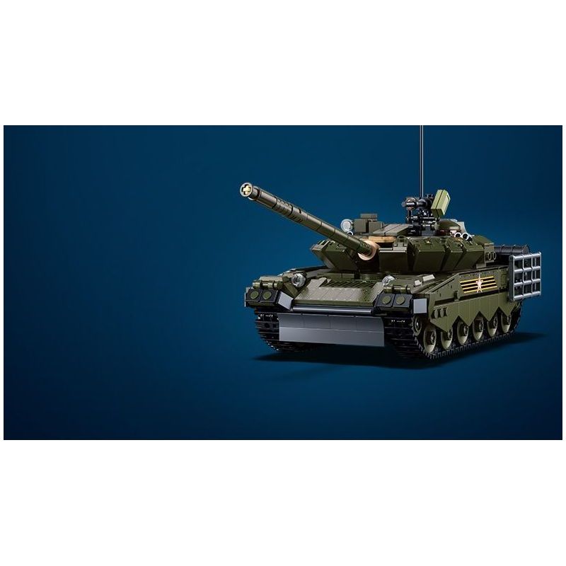 SLUBAN M38-B1178 B1178 1178 M38B1178 38-B1178 non  XE TĂNG CHIẾN ĐẤU CHỦ LỰC T80BVMS tỷ lệ 1:35 bộ đồ chơi xếp lắp ráp ghép mô hình Military Army T-80BVMS MAIN BATTLE TANK Quân Sự Bộ Đội 798 khối