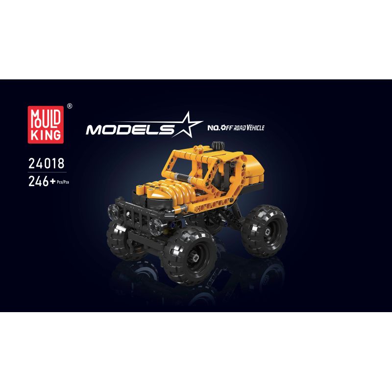 MouldKing 24018 Mould King 24018 non  SUV bộ đồ chơi xếp lắp ráp ghép mô hình  OFFROAD VEHICLE Kỹ Thuật Công Nghệ Cao Mô Hình Phương Tiện 246 khối