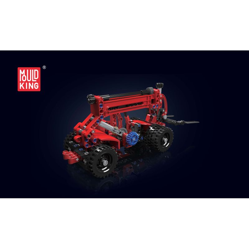 MouldKing 24016 Mould King 24016 non  NGƯỜI ĐIỀU KHIỂN TỪ XA bộ đồ chơi xếp lắp ráp ghép mô hình  TELESCOPIC ARM FORKLIFT Kỹ Thuật Công Nghệ Cao Mô Hình Phương Tiện 218 khối
