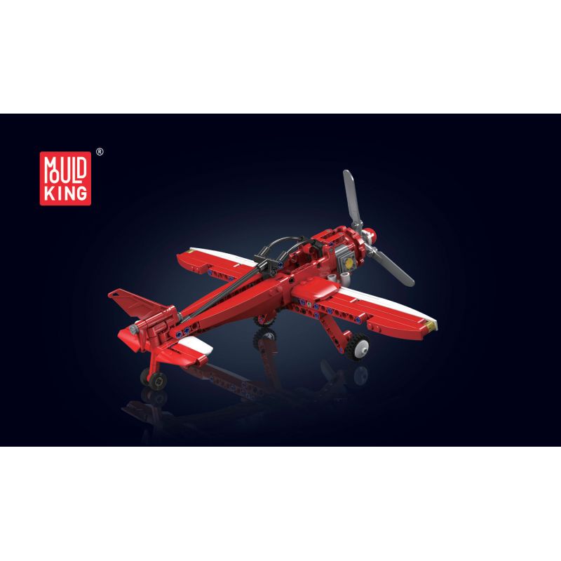 MouldKing 24023 Mould King 24023 non  MÁY BAY ĐUA bộ đồ chơi xếp lắp ráp ghép mô hình  RACING PLANE Kỹ Thuật Công Nghệ Cao Mô Hình Phương Tiện 252 khối