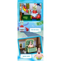 AREA-X AB0027 0027 non  SPONGEBOB SQUAREPANTS KRUSTY KRAB bộ đồ chơi xếp lắp ráp ghép mô hình Movie & Game GOOD  THE KRUSTY KRAB Phim Và Trò Chơi