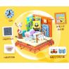 AREA-X AB0023 0023 non  SPONGEBOB SQUAREPANTS NGÔI NHÀ QUẢ DỨA bộ đồ chơi xếp lắp ráp ghép mô hình Movie & Game GOOD  SPONGEBOB SQUARE PANTS' HOUSE Phim Và Trò Chơi