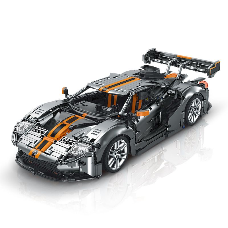 MorkModel 022027 Mork Model 022027 REBRICKABLE MOC-168846 168846 MOC168846 non Lego FORD GT tỷ lệ 1:10 bộ đồ chơi xếp lắp ráp ghép mô hình Technic Kỹ Thuật Công Nghệ Cao Mô Hình Phương Tiện 2828 khối