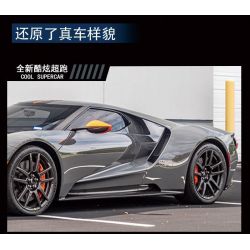 MorkModel 022027 Mork Model 022027 REBRICKABLE MOC-168846 168846 MOC168846 non  FORD GT tỷ lệ 1:10 bộ đồ chơi xếp lắp ráp ghép mô hình  Kỹ Thuật Công Nghệ Cao Mô Hình Phương Tiện 2828 khối