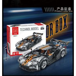 MorkModel 022027 Mork Model 022027 REBRICKABLE MOC-168846 168846 MOC168846 non  FORD GT tỷ lệ 1:10 bộ đồ chơi xếp lắp ráp ghép mô hình  Kỹ Thuật Công Nghệ Cao Mô Hình Phương Tiện 2828 khối