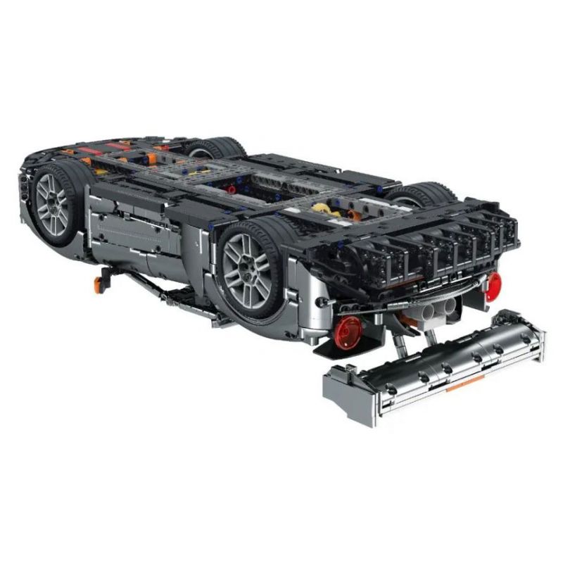 MorkModel 022027 Mork Model 022027 REBRICKABLE MOC-168846 168846 MOC168846 non  FORD GT tỷ lệ 1:10 bộ đồ chơi xếp lắp ráp ghép mô hình  Kỹ Thuật Công Nghệ Cao Mô Hình Phương Tiện 2828 khối