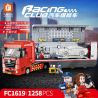 FORANGE FC1619 1619 non  XE TẢI BẢO DƯỠNG Ô TÔ bộ đồ chơi xếp lắp ráp ghép mô hình City Thành Phố 1258 khối