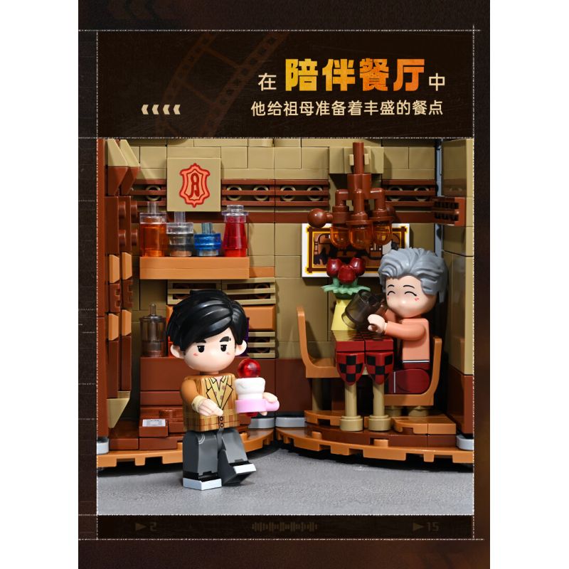 KEEPPLEY DZ0158 0158 non  GIỮ TRẺ CHU bộ đồ chơi xếp lắp ráp ghép mô hình 2500 khối