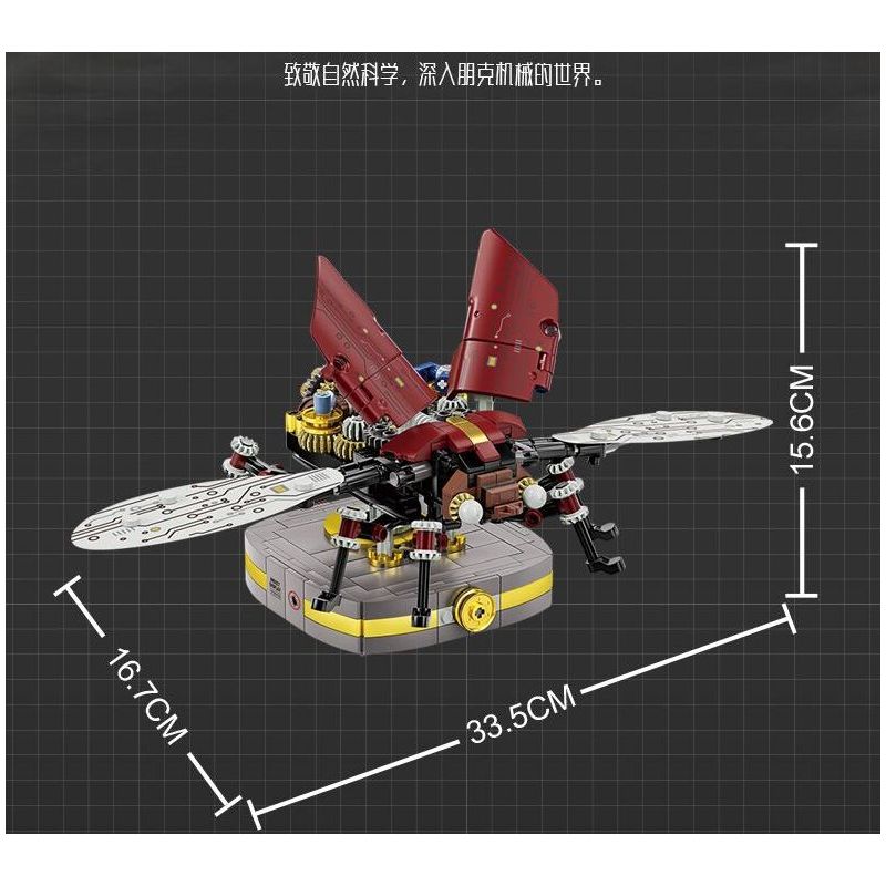 Kazi KY7707 7707 non  LÒ RÈN ARMORER BỌ TẤN CÔNG bộ đồ chơi xếp lắp ráp ghép mô hình ASSAULT BEETLE 567 khối