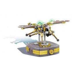 Kazi KY7708 7708 non  CHẾ TẠO BỞI ACCUMULATOR SKITTERING DRAGONFLY bộ đồ chơi xếp lắp ráp ghép mô hình  FLYING DRAGONFLY Kỹ Thuật Công Nghệ Cao Mô Hình Phương Tiện 418 khối