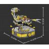 Kazi KY7709 7709 non  THỢ THỦ CÔNG BỌ CẠP SA MẠC bộ đồ chơi xếp lắp ráp ghép mô hình  DESERT SCORPION Kỹ Thuật Công Nghệ Cao Mô Hình Phương Tiện 464 khối