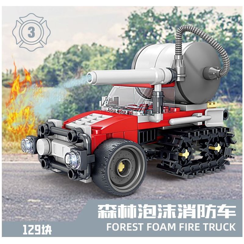 Kazi KY80542 80542 non  CHỮA CHÁY ĐÔ THỊ 8 LOẠI XE PHUN NƯỚC ĐA ĐỊA HÌNH KẾT HỢP VỚI MÁY BAY CH-54 TÀU CAO TỐC CỨU HỘ KHẨN CẤP BỌT RỪNG BỒN TỰ NẠP VƯỢT CHƯỚNG NGẠI VẬT MẠNH NHỎ HỎA TRÊN KHÔNG bộ đồ chơi xếp lắp ráp ghép mô hình City Thành Phố 958 khối