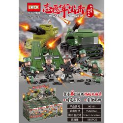LWCK 90141 non  TÌNH NGUYỆN VIÊN TẤN CÔNG bộ đồ chơi xếp lắp ráp ghép mô hình Military Army Quân Sự Bộ Đội
